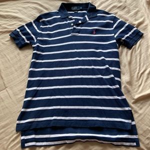Striped Ralph Lauren Polo Shirt — Size Small